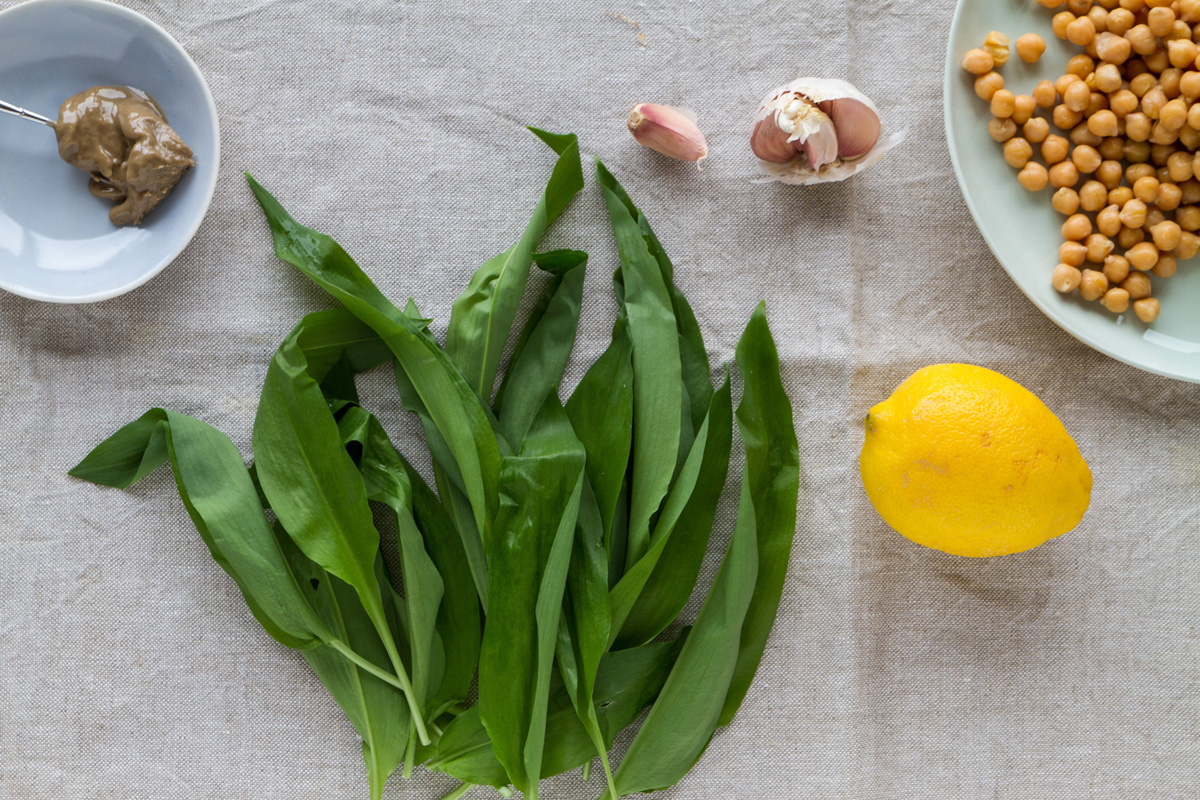 Wild Garlic Humus