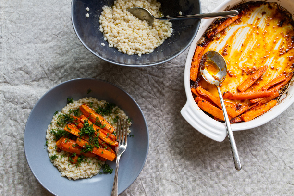 Roasted Carrots and Barley